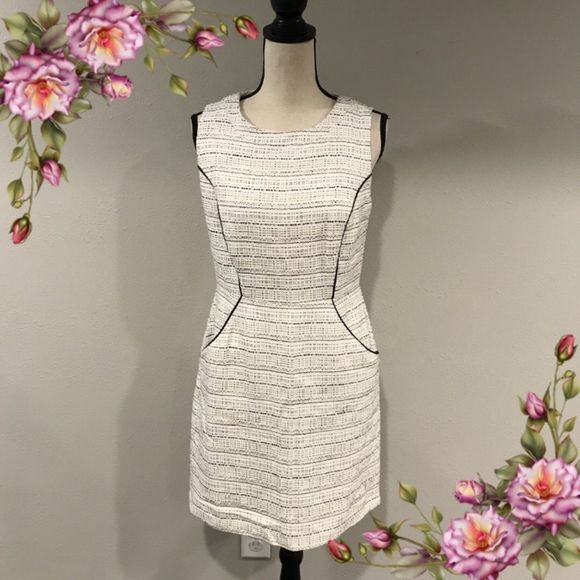Dalia Collection Dresses & Skirts - Dalia Women Off White Sleeveless Dress